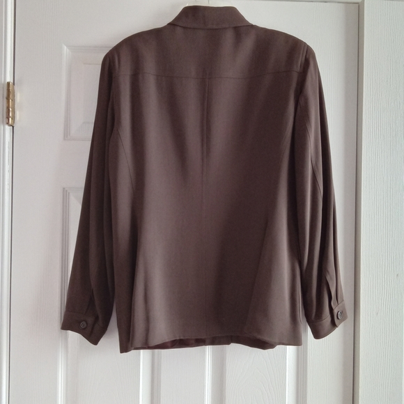 Jones New York Country Jacket, size 10, Brown - Picture 2 of 4